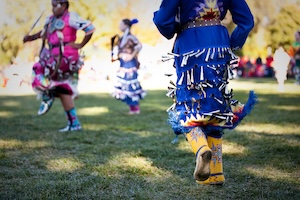 Powwow dancers
