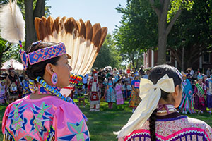 Powwow dancers
