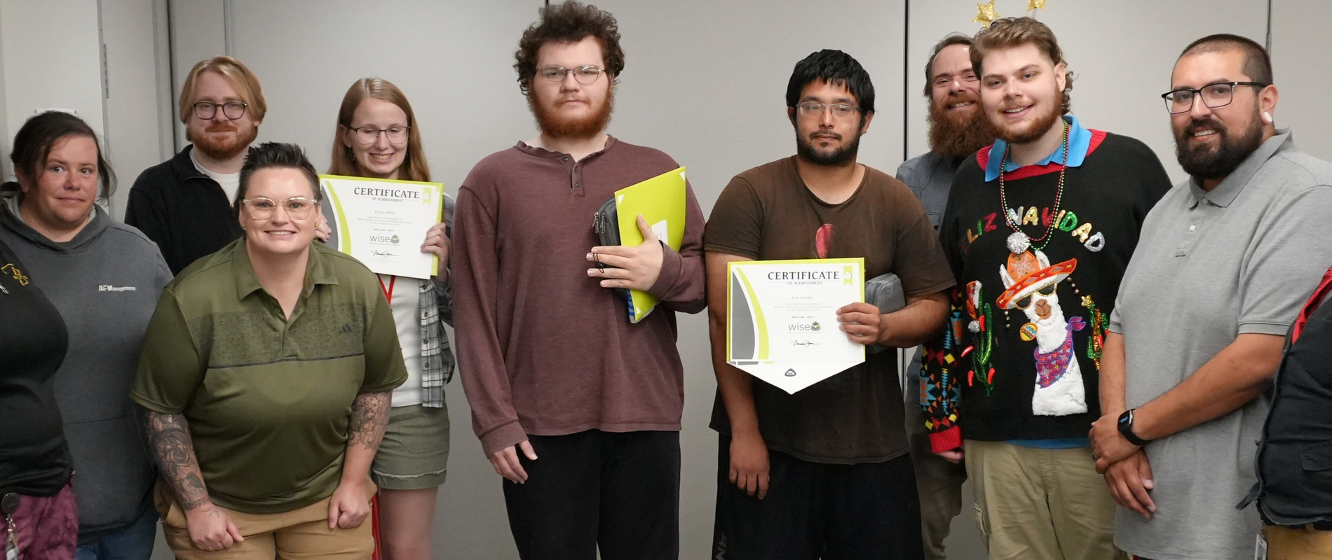 Group of students posing for a photo