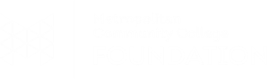 Foundation logo in white color, transparent background